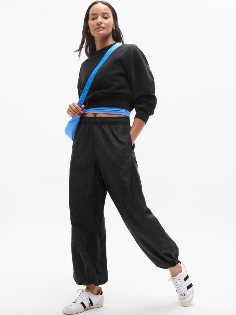 Athleta Lunar Sheen Utility Jogger Pant Size M